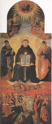 Benozzo Gozzoli The Triumph of st Thomas Aquinas (mk05)